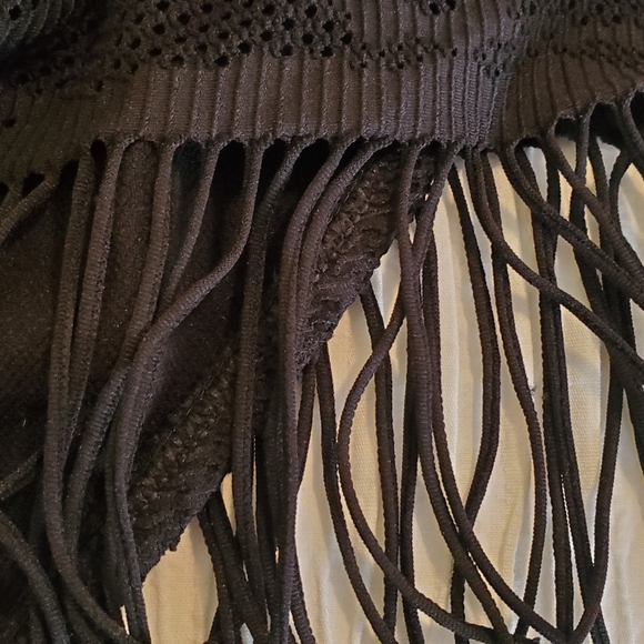 LADIES SWIMSUIT, LA BLANCA, TWO PIECE, SIZE 8, BLACK W/COVERUP DRESS - Picture 7 of 12